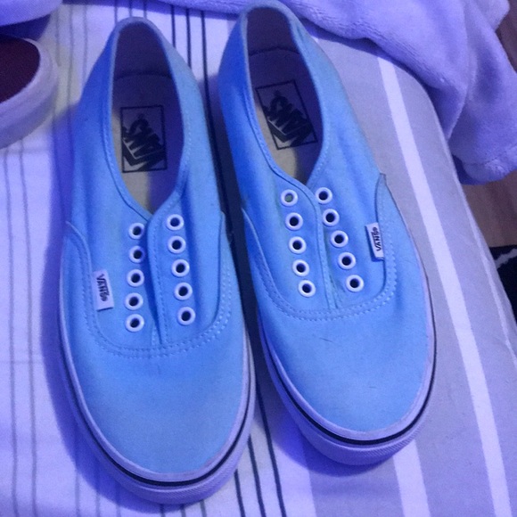 baby blue vans - Picture 1 of 1